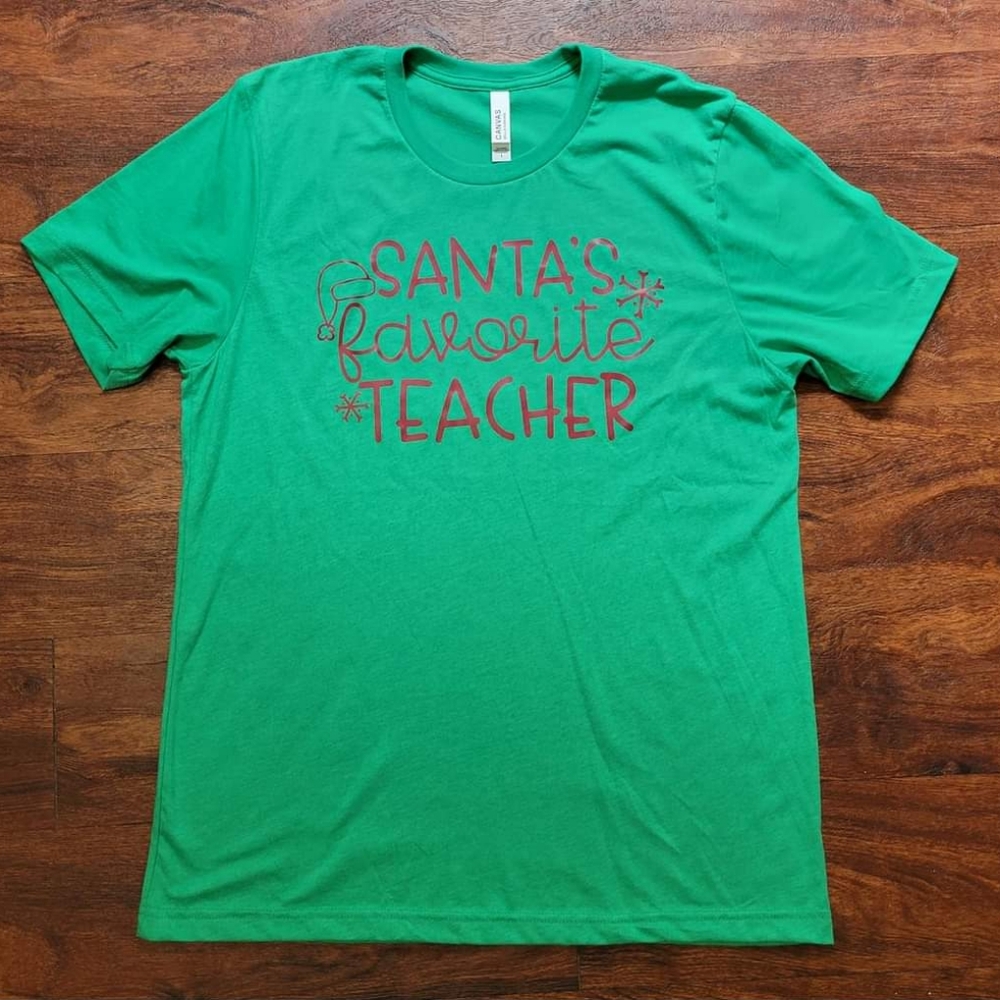Santa's Favorite Teacher Tee